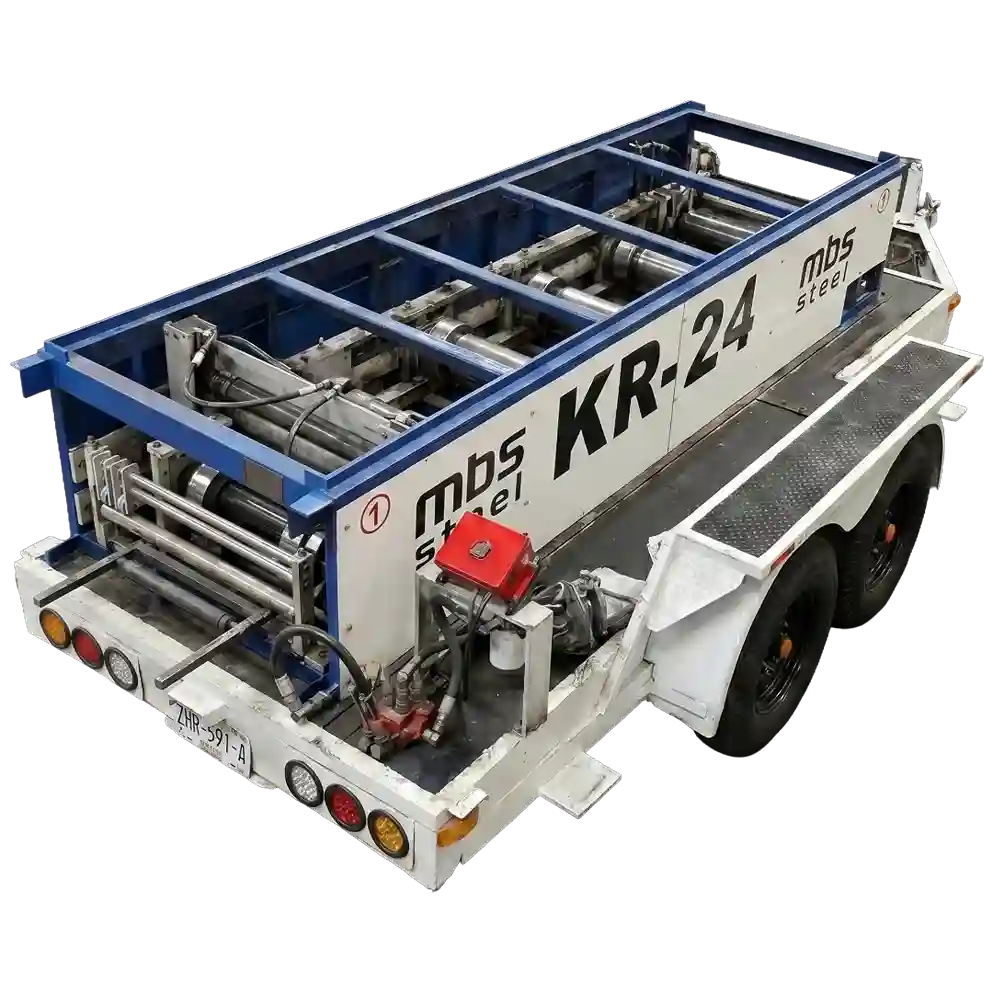 Servicio de renta de máquina roladora para lámina KR-24