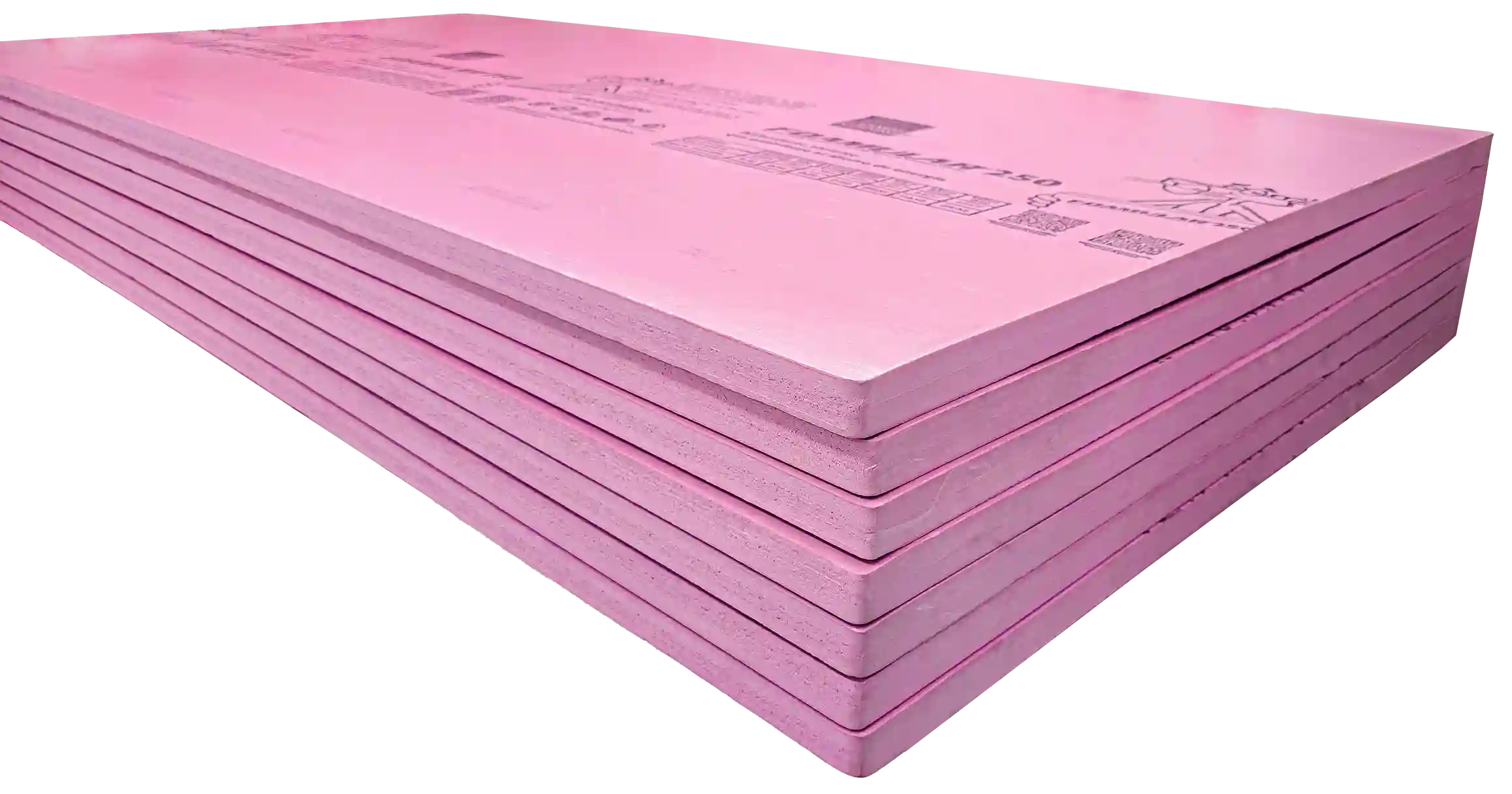 Placa aislante Foamular rosa de poliestireno extruido para techos y muros