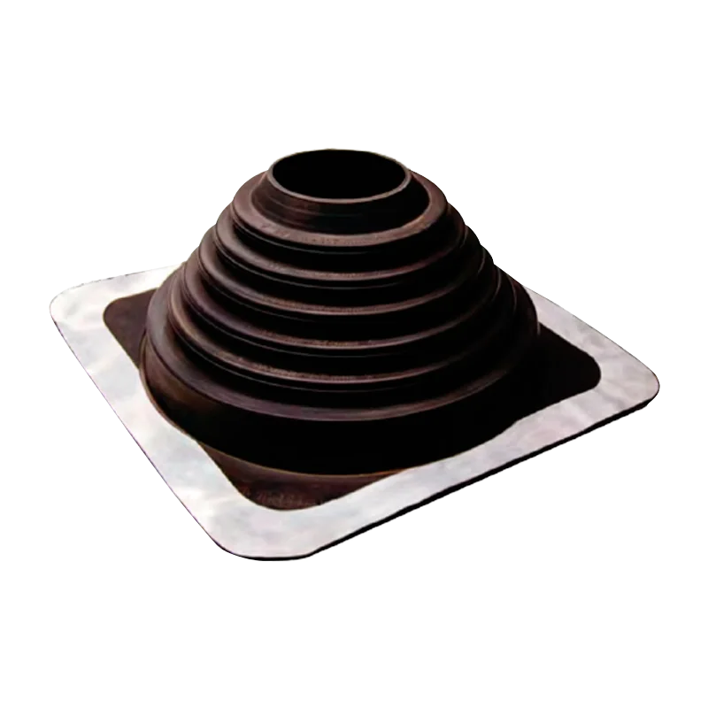 Bota pasatubos Master Flash de EPDM con base de aluminio flexible para techos